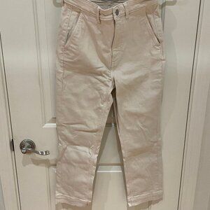 Everlane Sandstone Slim Leg Crop Ankle Pants